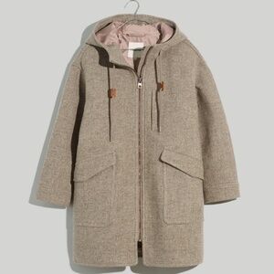Lynnford Coat in Insuluxe Fabric / X-SMALL / UNDYED SHIITAKE MELANGE